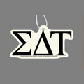 Paper Air Freshener W/ Tab - Greek Letters: Sigma Delta Tau